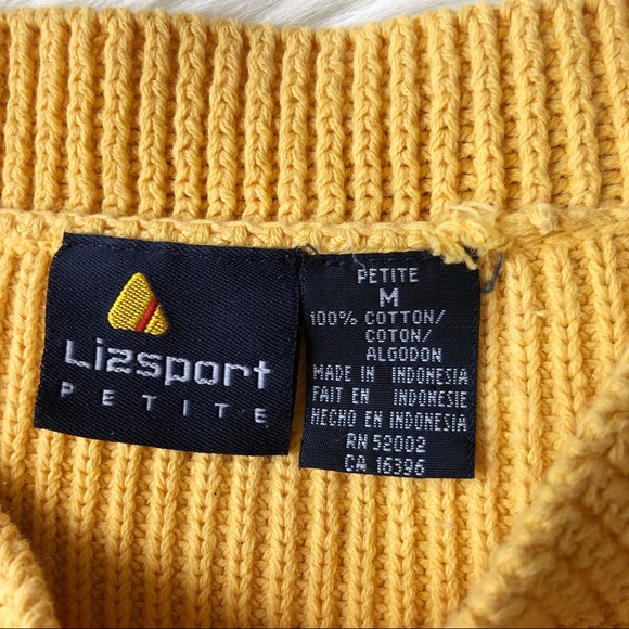 Liz Sport Sweater Size Medium - Picture 3 of 5
